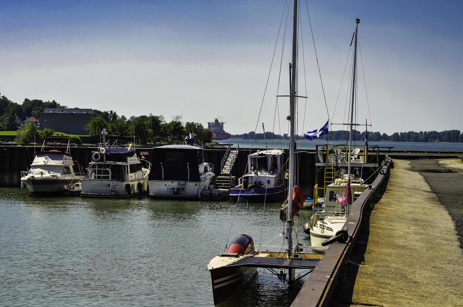 A small marina for small boats. photo