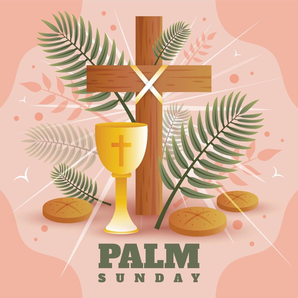 Palm Sunday Background vector