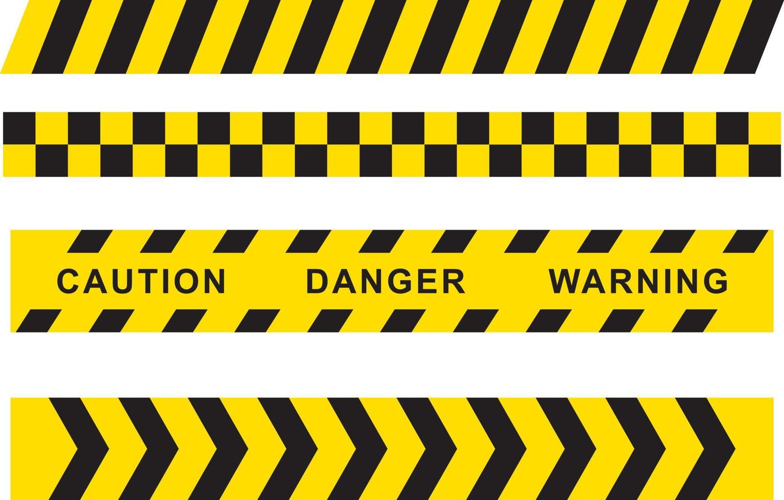 Safety warning tape vector