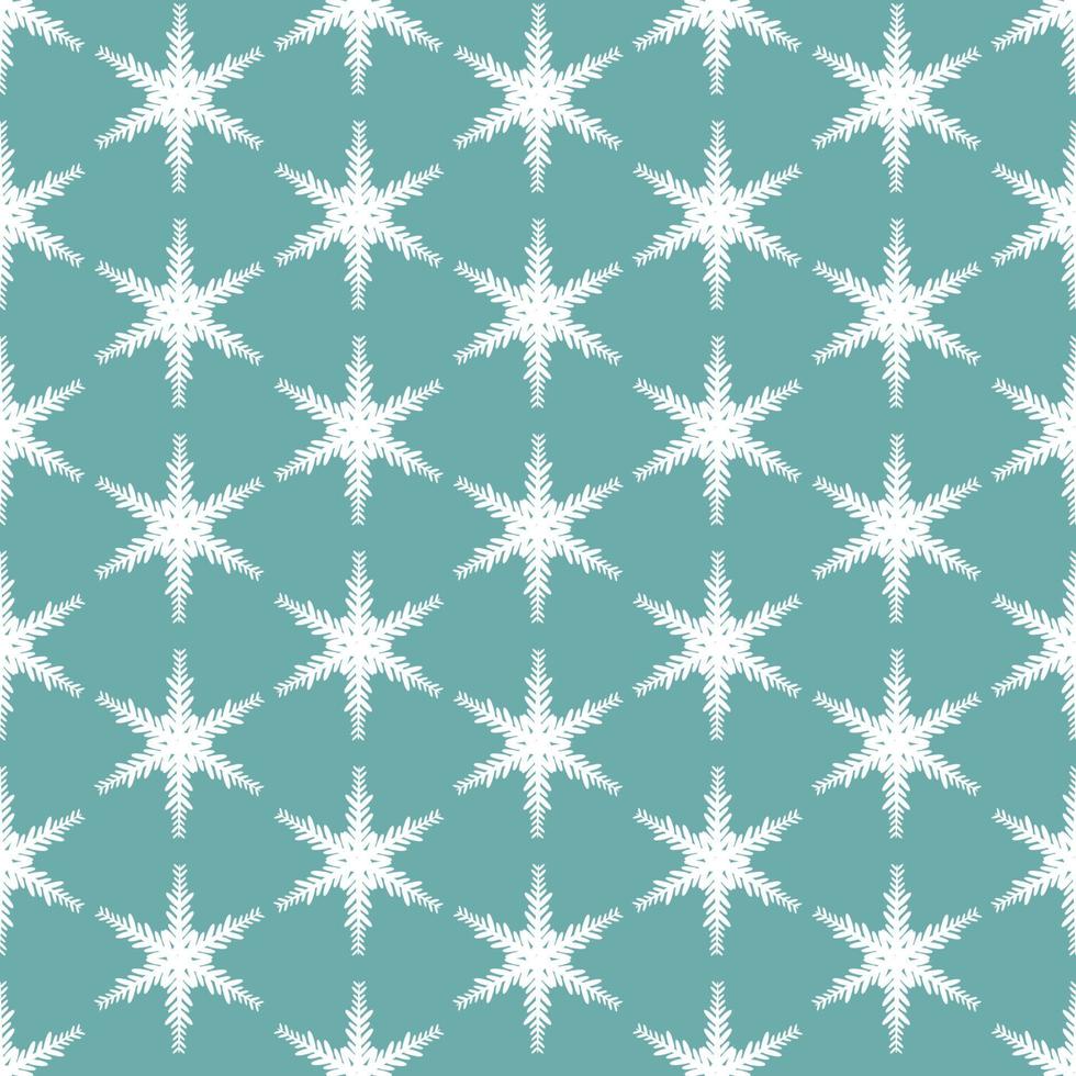 seamless pattern winter background with hand drawn snowflakes . Christmas decor vector