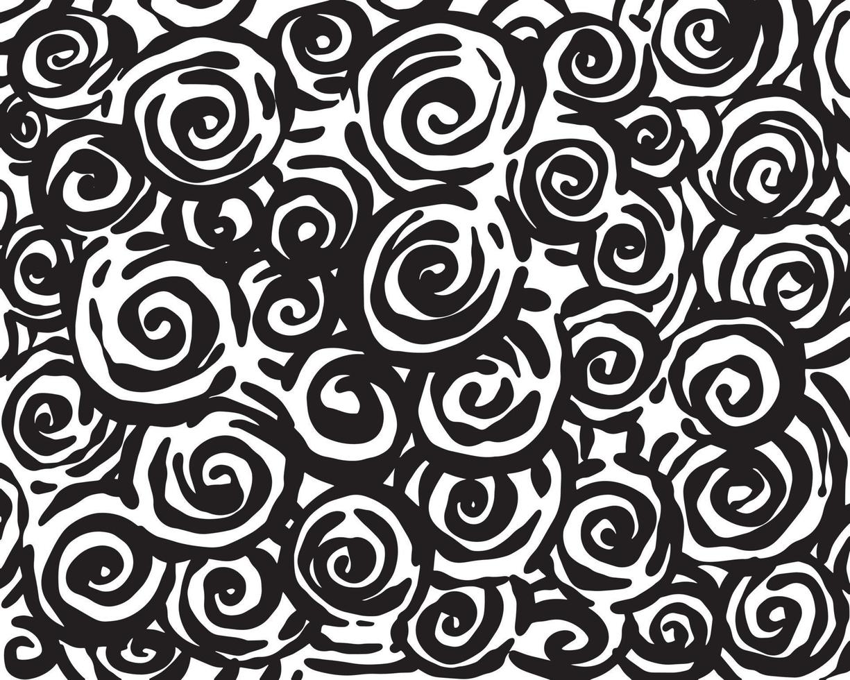 Hand drawn abstract designs for backgrounds, wallpaper, fabric, and web design. hand drawn with spiral textures vector