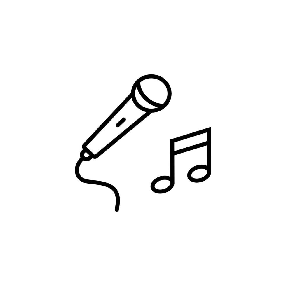 Song list icon vector
