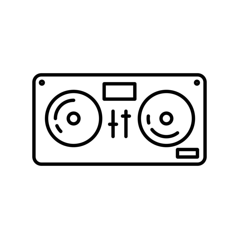 icono de altavoz de música vector