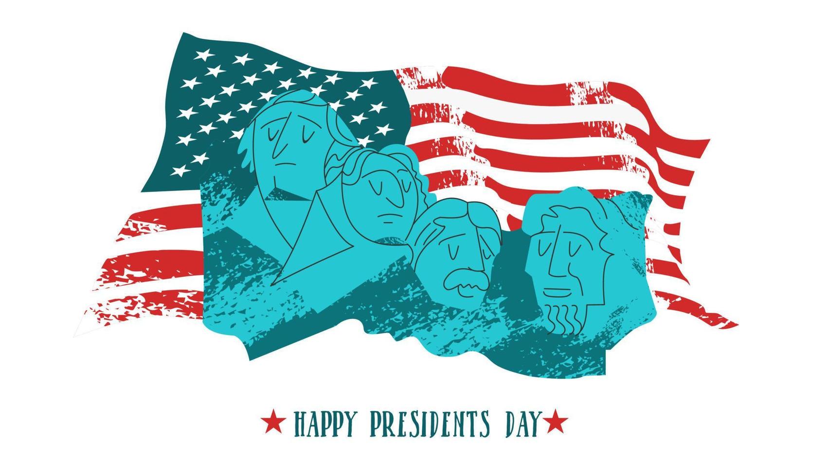 Happy Presidents' Day vector