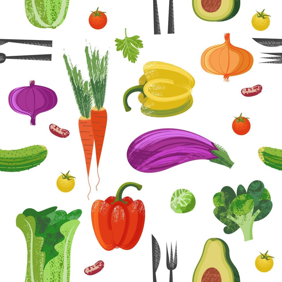 Seamless pattern. Vector illustration with hand drawn unique textures.