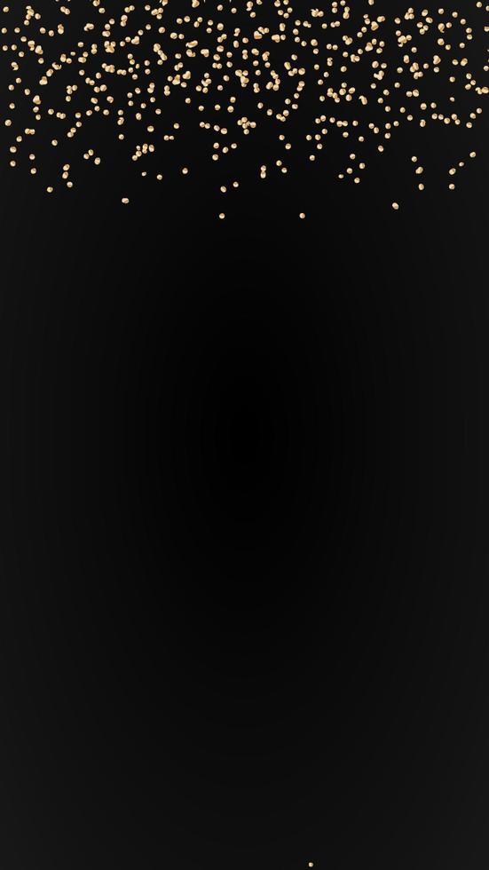 holiday banner with sparkling gold glitter sequins, copy space for your text vector