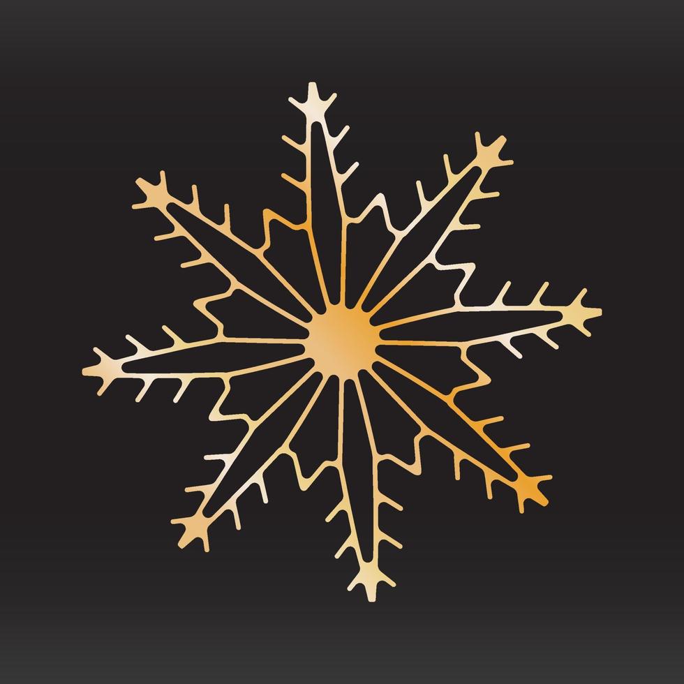 unique snowflake christmas vector design for brochure banner card sticker