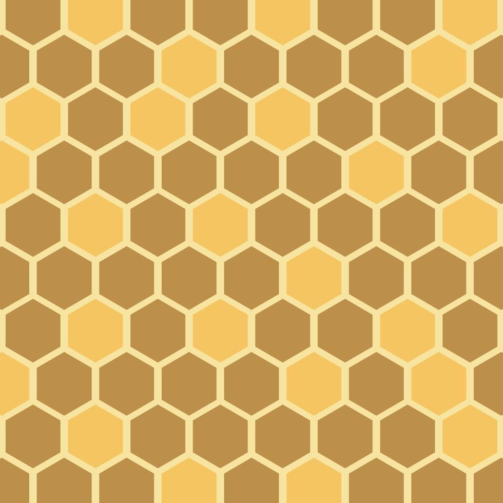 honey bee hive geometric cube seamless pattern yellow and gold background minimalist concept ready for your design template. vector