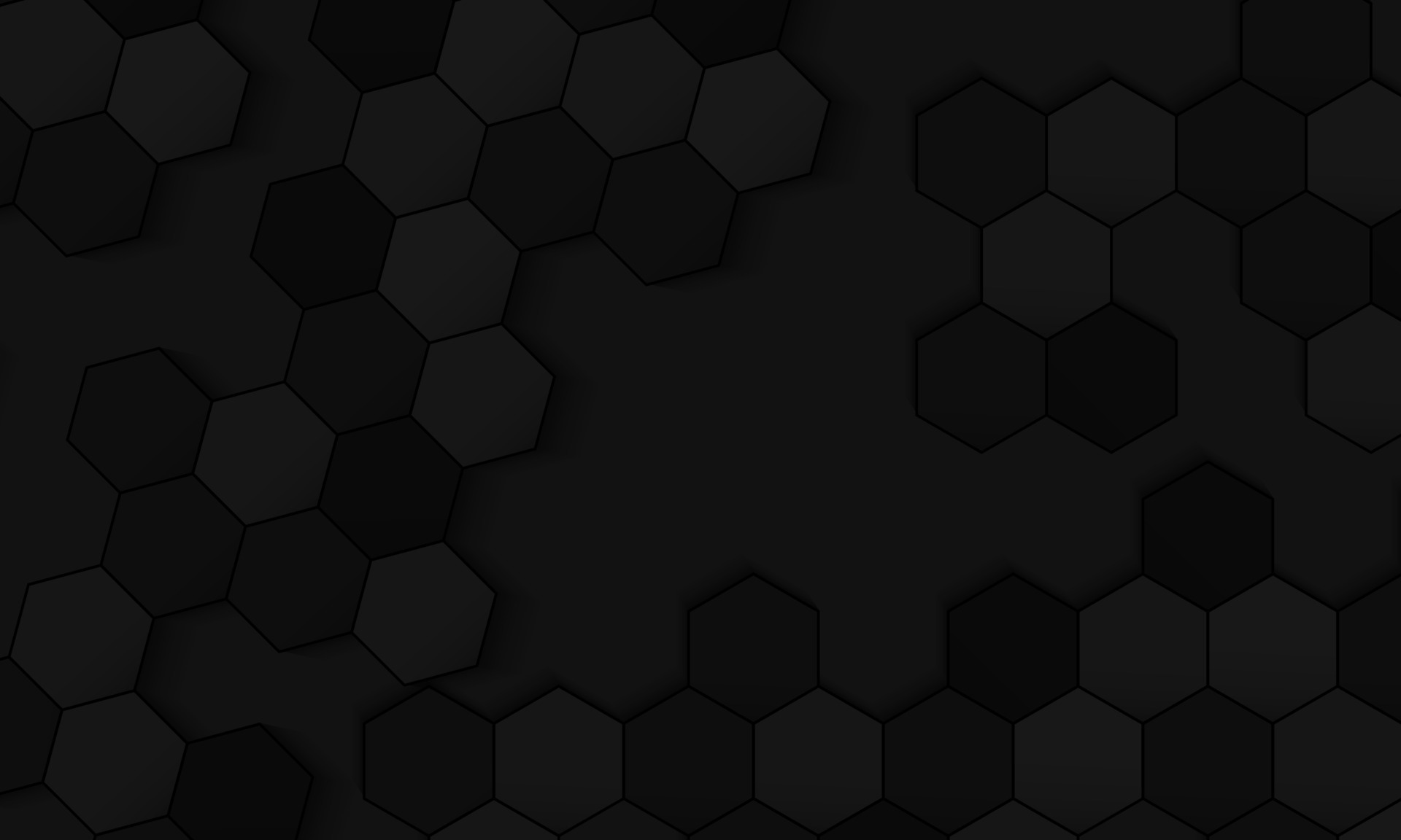 Abstract black background with hexagon shape and deep shadow and texture,  luxury background concept. Suitable for various background design,  template, banner, poster, presentation, etc. 4736683 Vector Art at Vecteezy