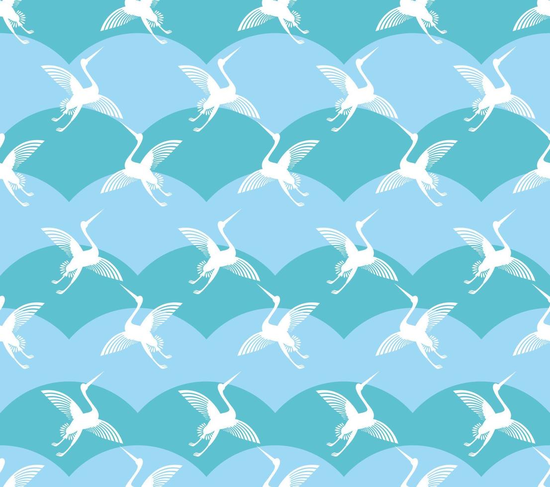 seamless pattern background with flying geese vector design. blue texture .simple and unique design. for background wallpaper, backdrop, cover, and can be printed. modern templates.