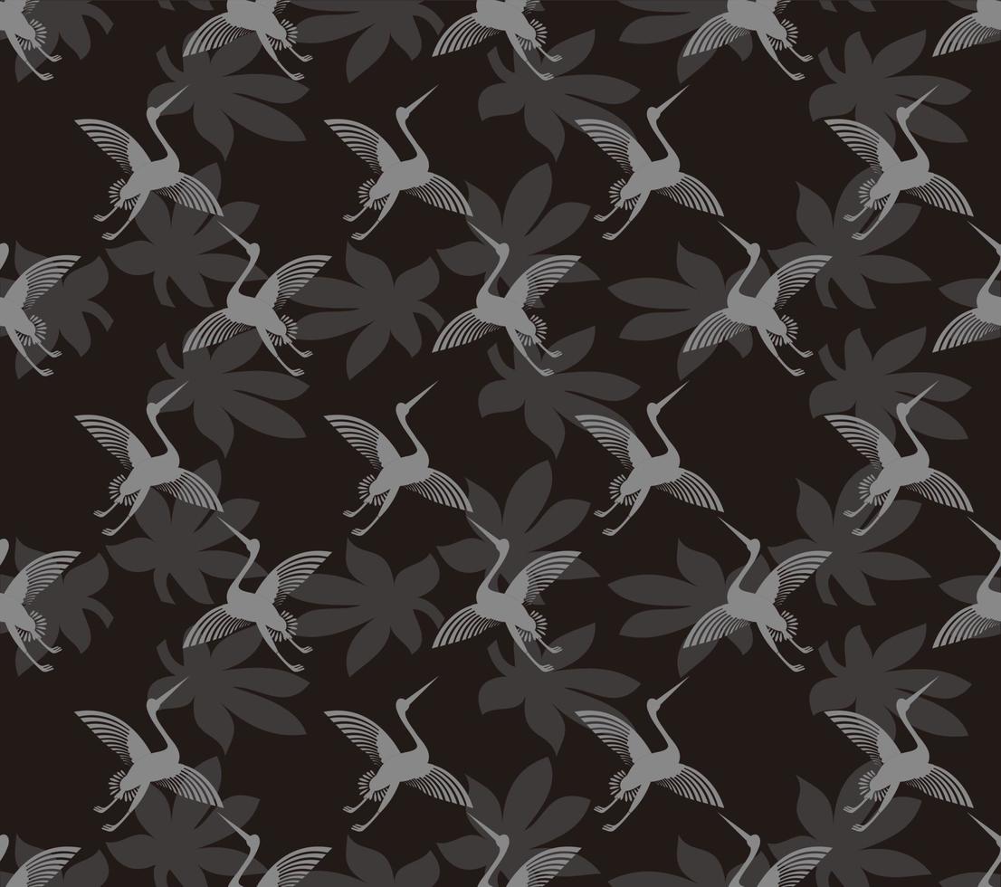 seamless pattern background with flying geese vector design. black texture. simple and unique design. for background wallpaper, backdrop, cover, and can be printed. modern templates. goose