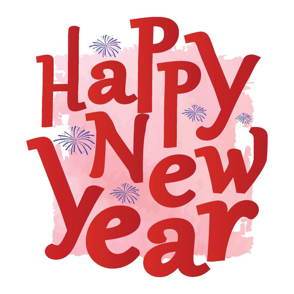 Happy New Year Sublimation Design vector