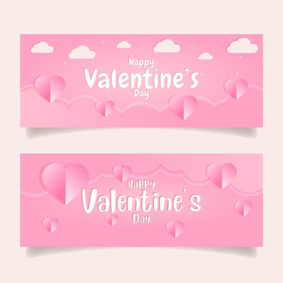 Happy valentine's day background design vector