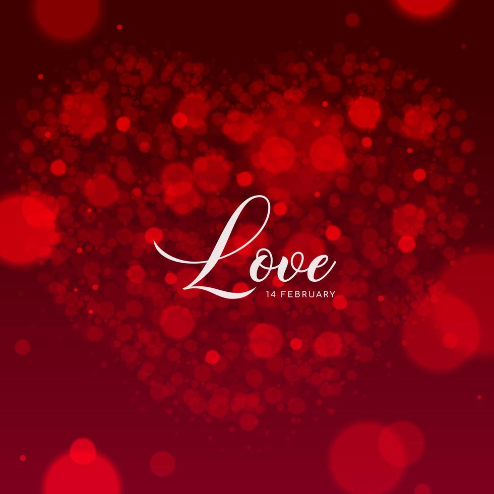 Love background design template vector