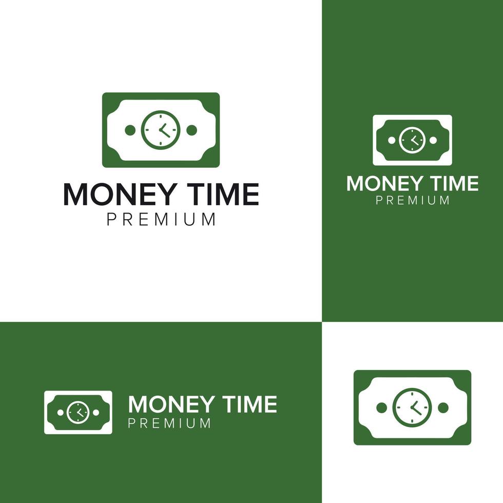 money time logo icon vector template