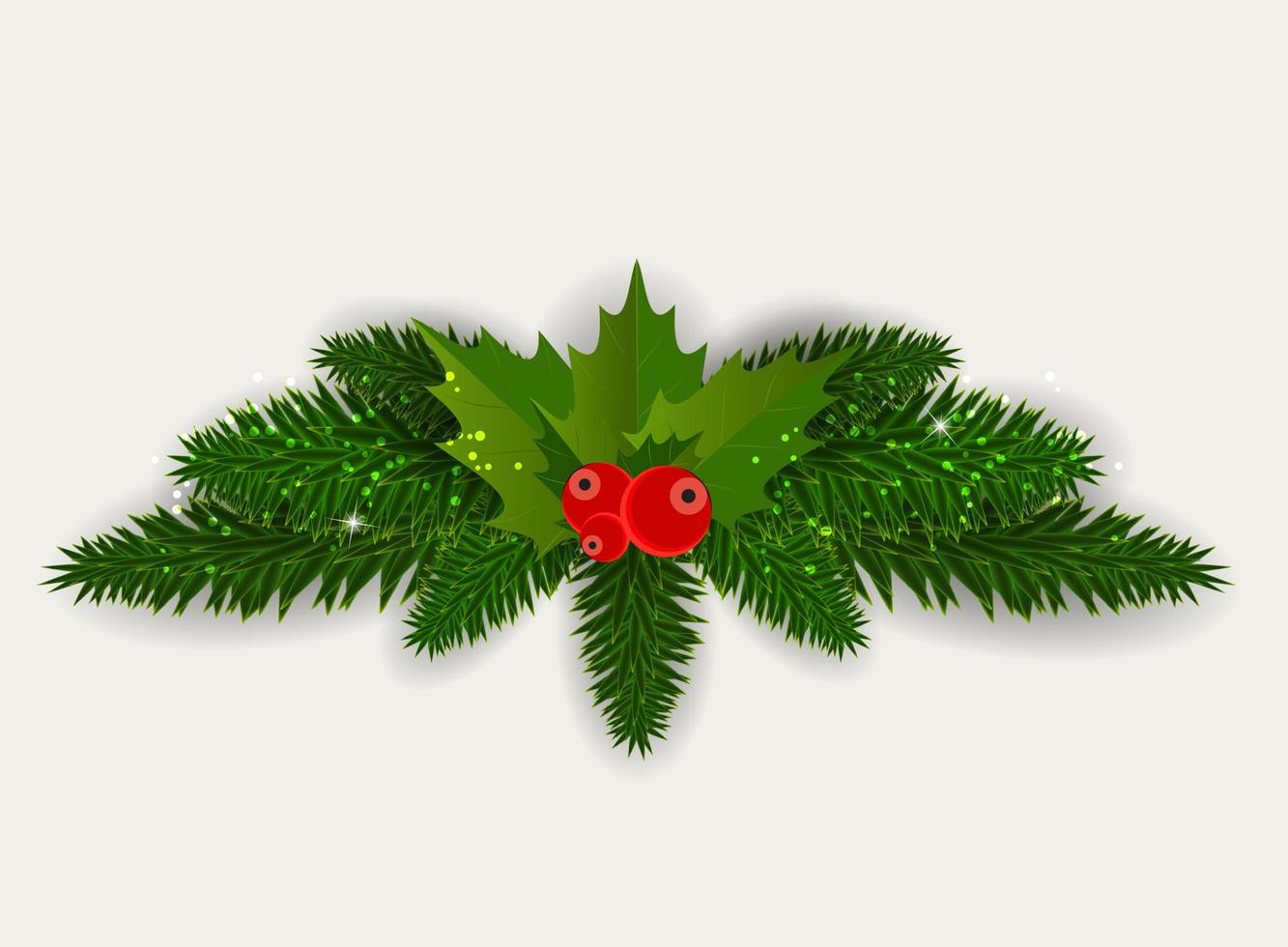 Abstract Beauty Christmas and New Year Background. Vector Illustration