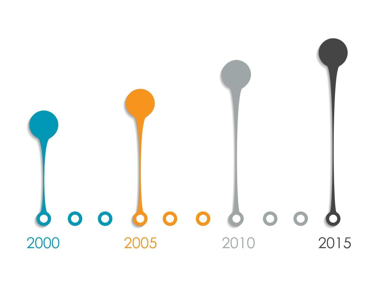 plantillas de infografía para la ilustración de vector de negocio. Eps10