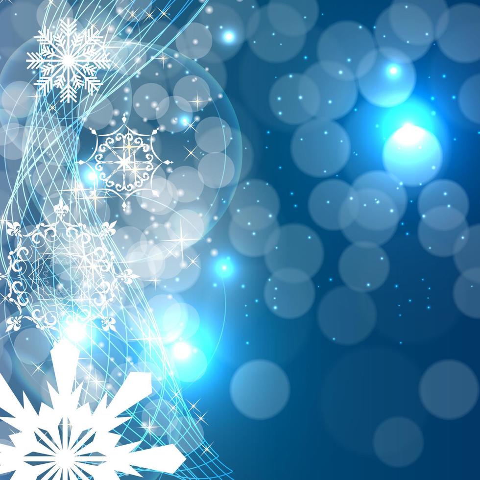 Abstract Beauty Christmas and New Year Background. Vector Illustration. EPS10