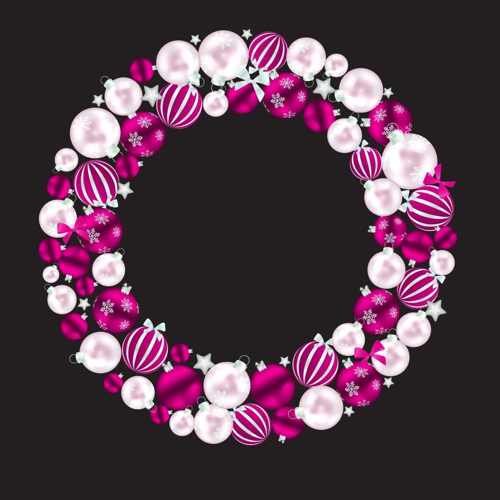 Abstract Beauty Christmas and New Year Background. Vector Illustration. EPS10