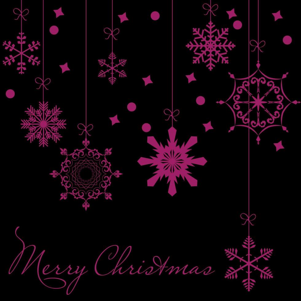 Abstract Beauty Christmas and New Year Background. Vector Illustration