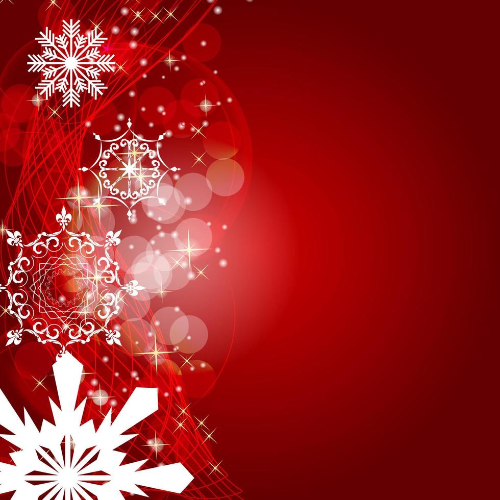 Abstract Beauty Christmas and New Year Background. Vector Illustration