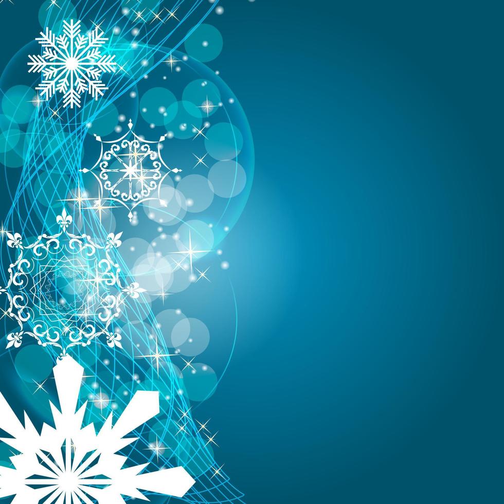 Abstract Beauty Christmas and New Year Background. Vector Illustration