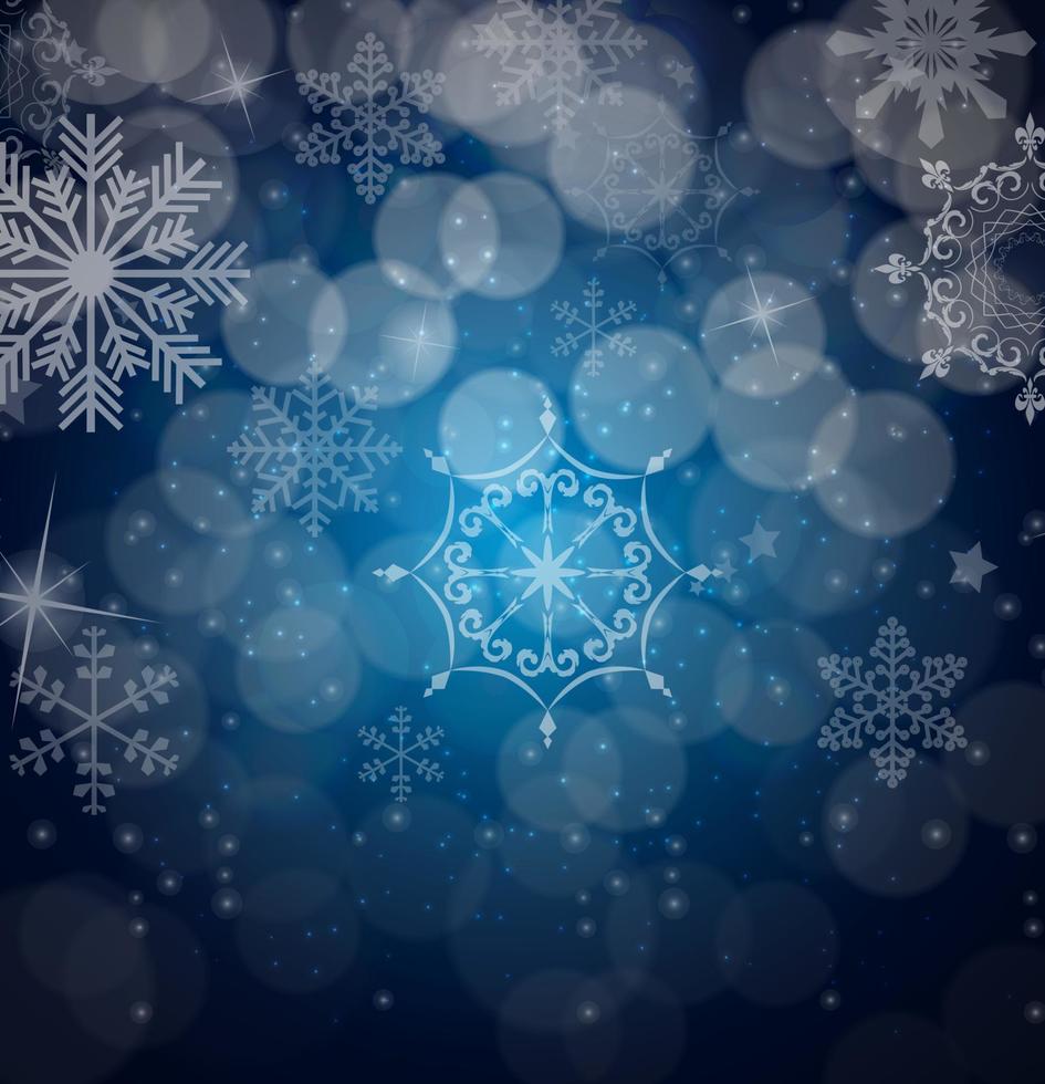 Abstract Beauty Christmas and New Year Background. Vector Illust