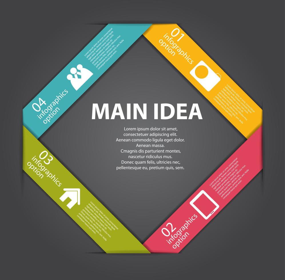 Infographic Templates for Business Vector Illustration