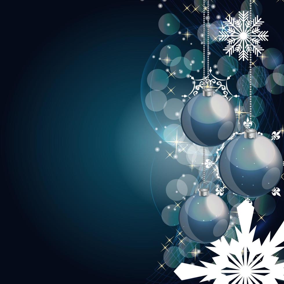 Abstract Beauty Christmas and New Year Background. Vector Illust ...