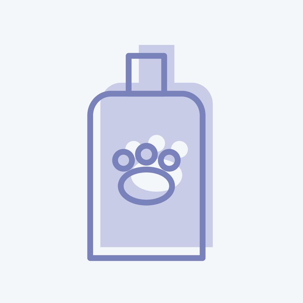 icono de medicina veterinaria - estilo de dos tonos - ilustración simple, trazo editable vector