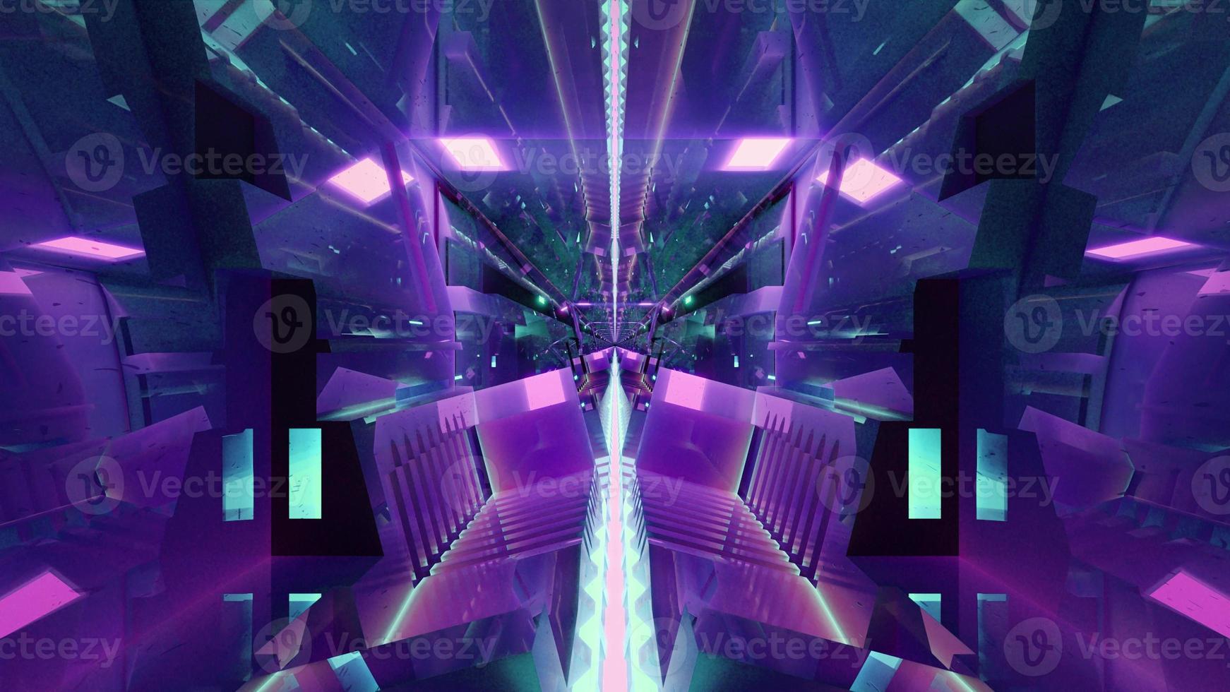 3D illustration of 4K UHD space design photo