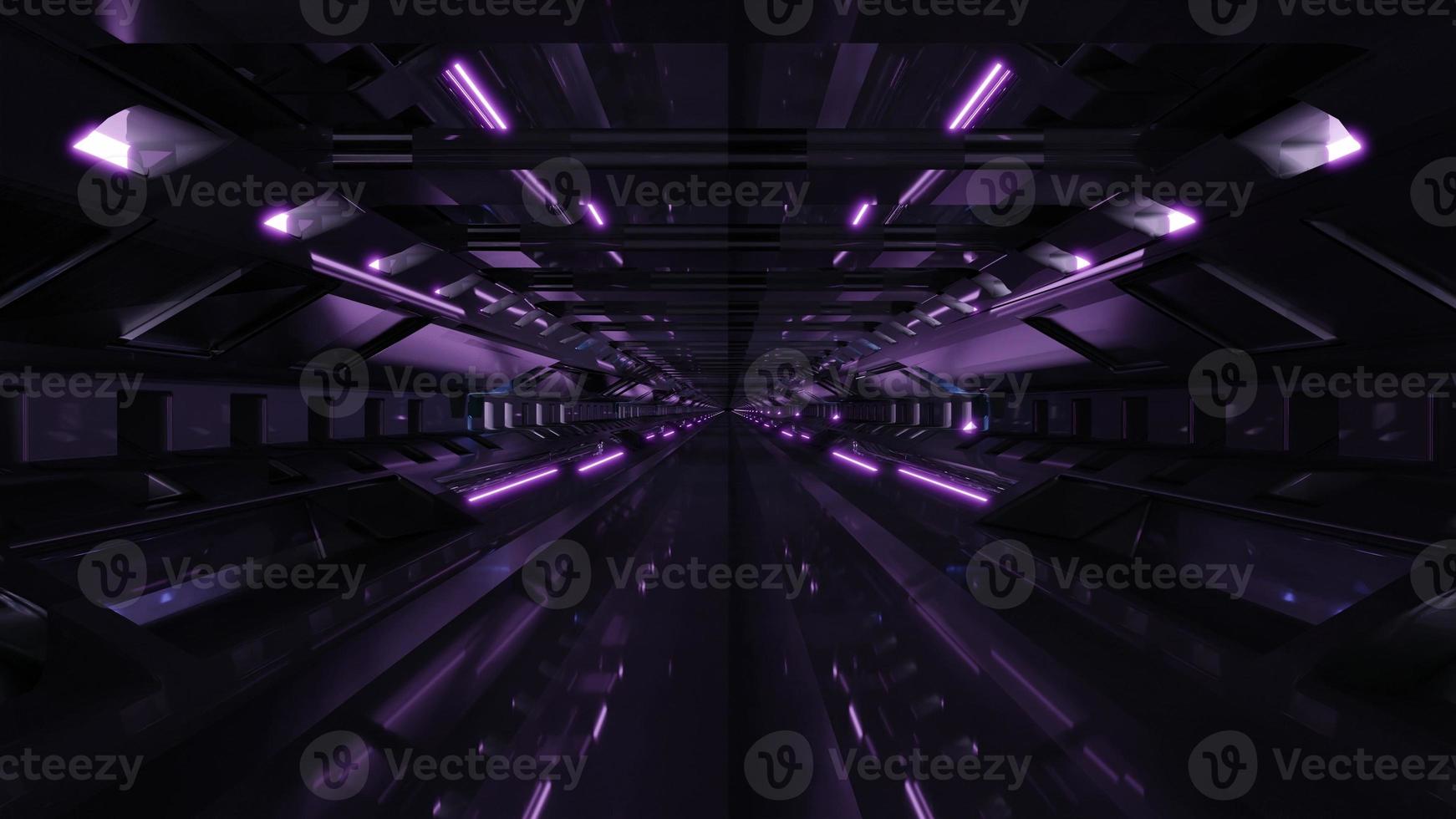 Dark 3D illustration of 4K UHD spaceship photo