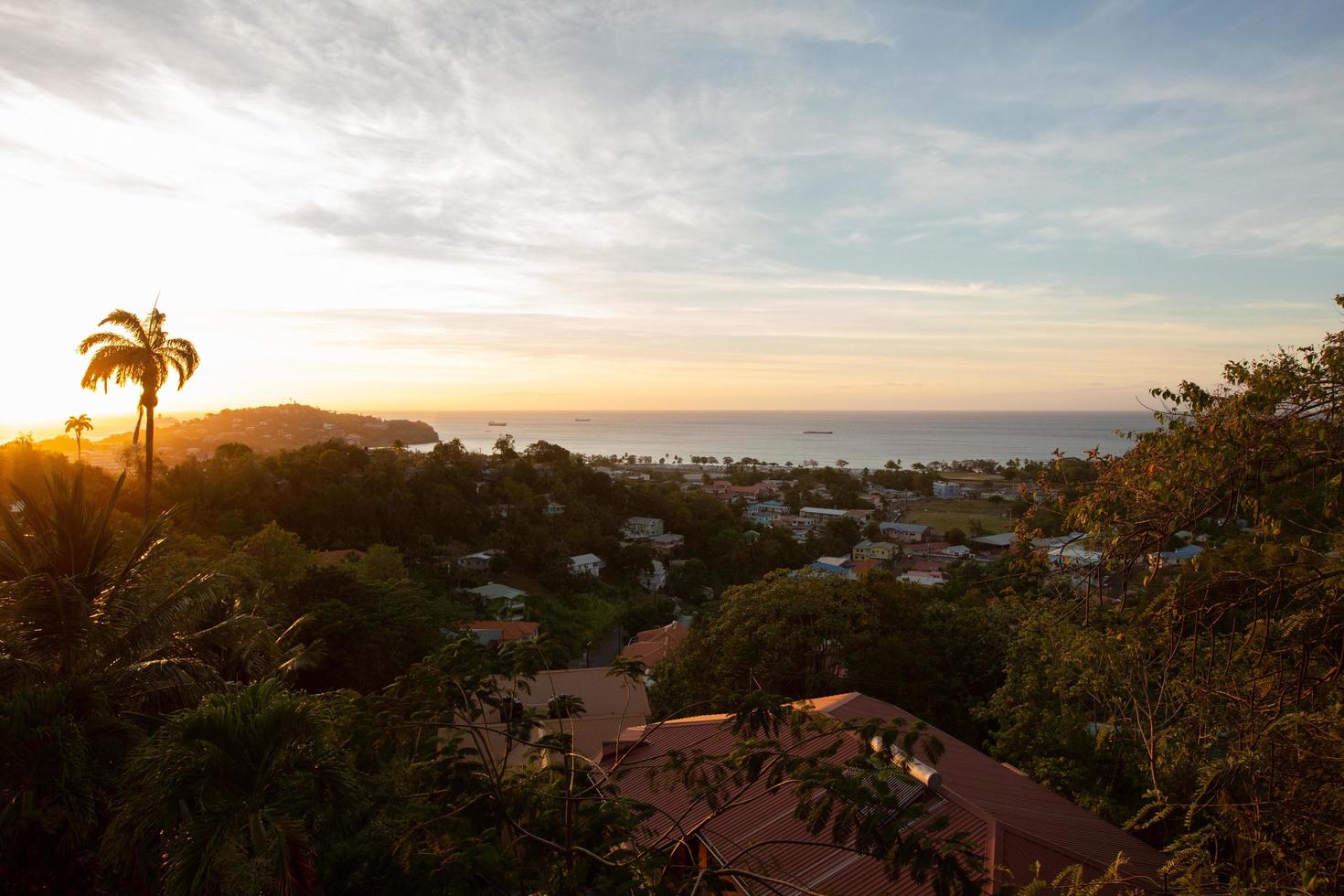 Saint Lucia view sunset photo