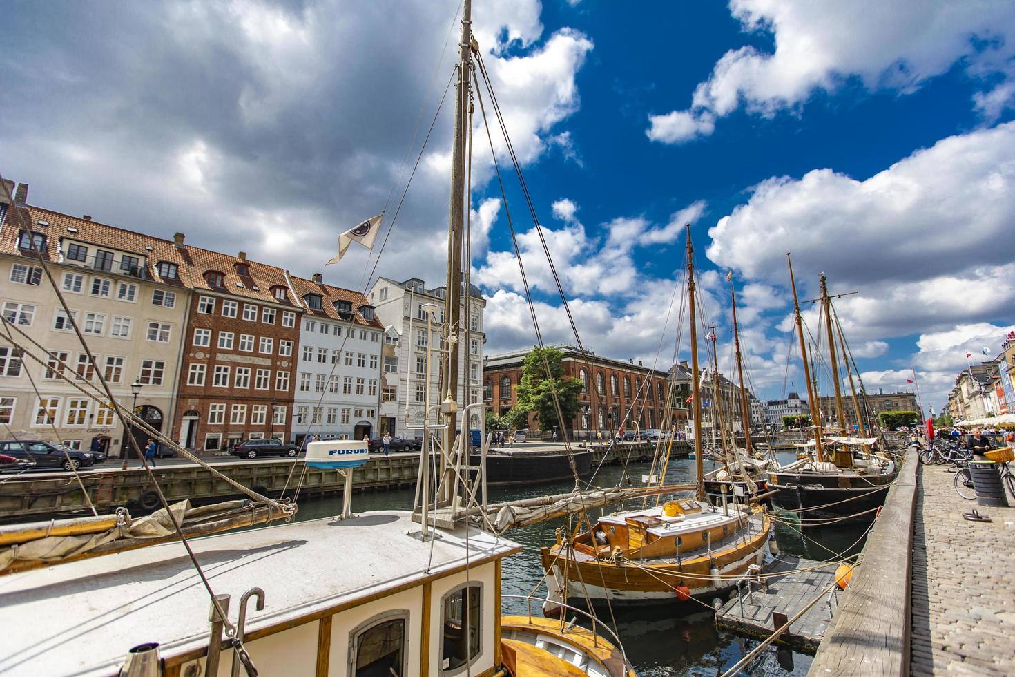 COPENHAGEN, DENMARK 2018 - Nyhavn, 17th century waterfront 4740550 ...