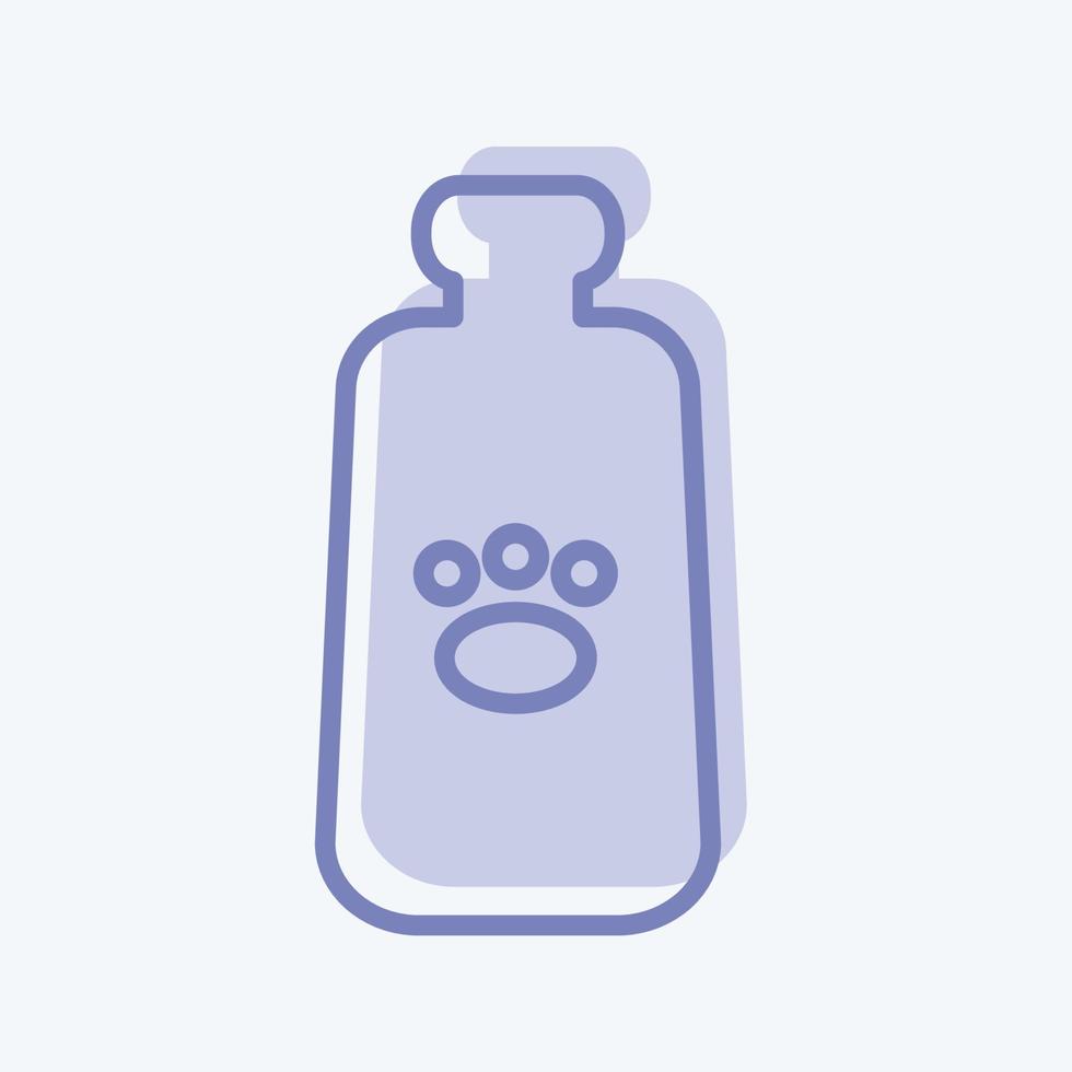 Icon Milk Bottle - Two Tone Style - Simple illustration,Editable stroke vector