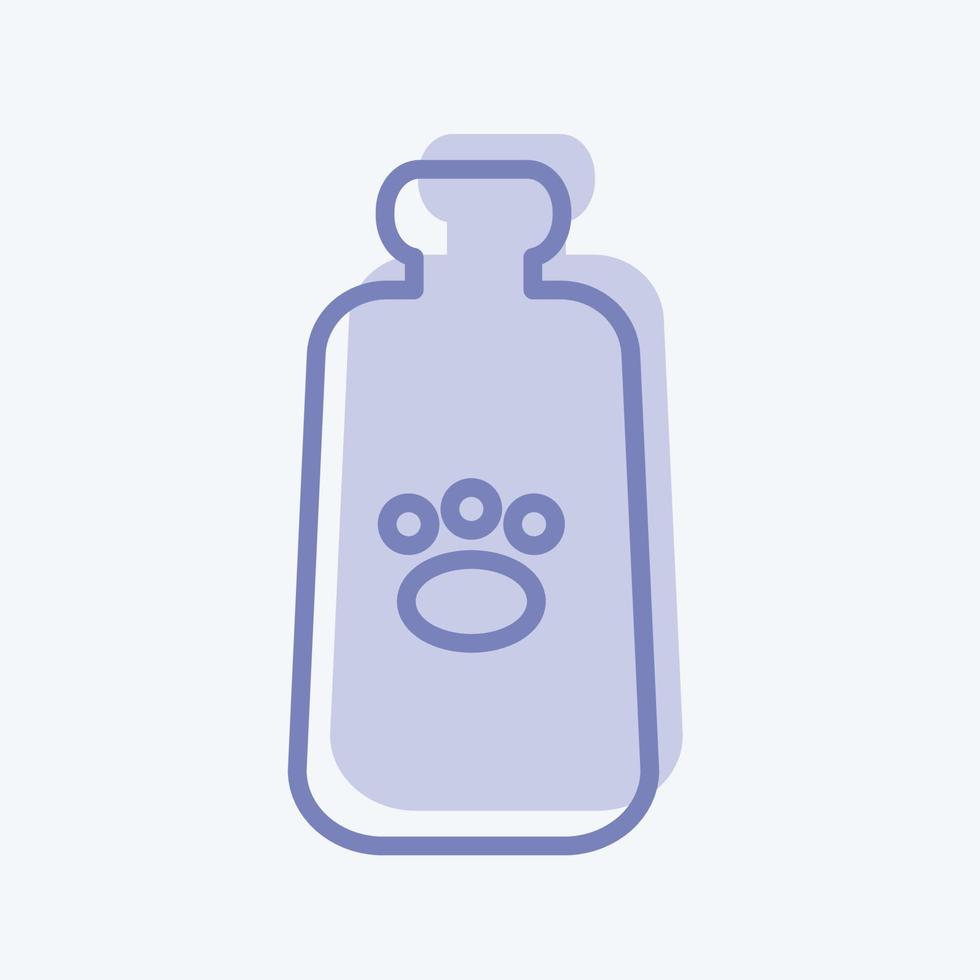 botella de leche de icono - estilo de dos tonos - ilustración simple, trazo editable vector