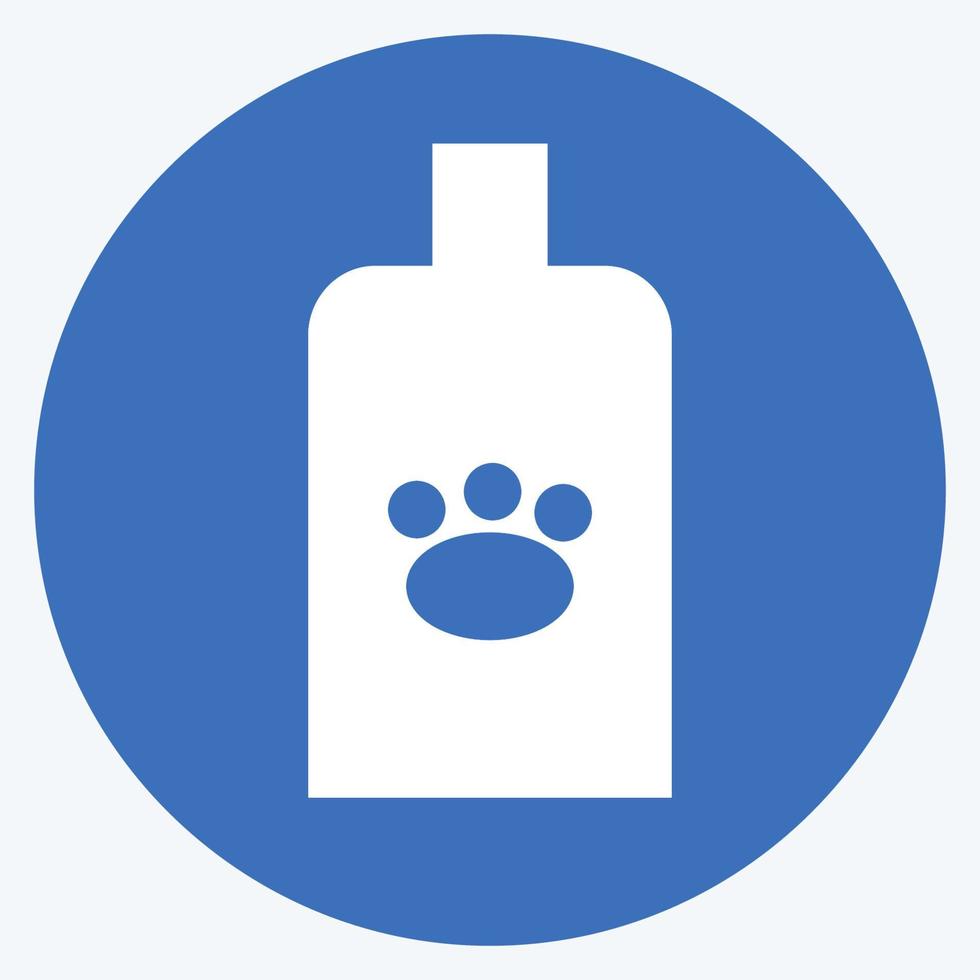 Icon Veterinary Medicine - Long Shadow Style - Simple illustration,Editable stroke vector