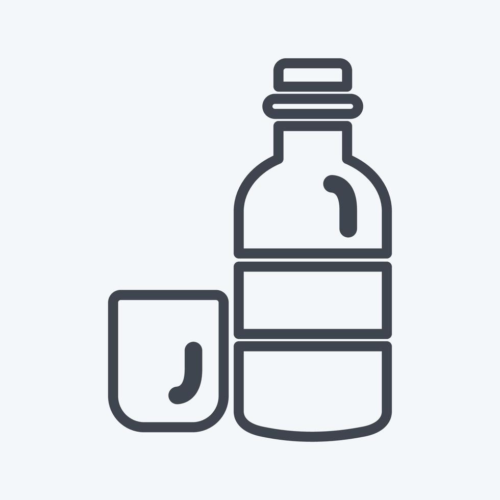 Icon Orujo - Line Style - Simple illustration,Editable stroke vector