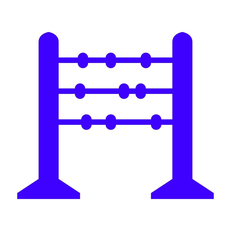 Abacus on white background vector