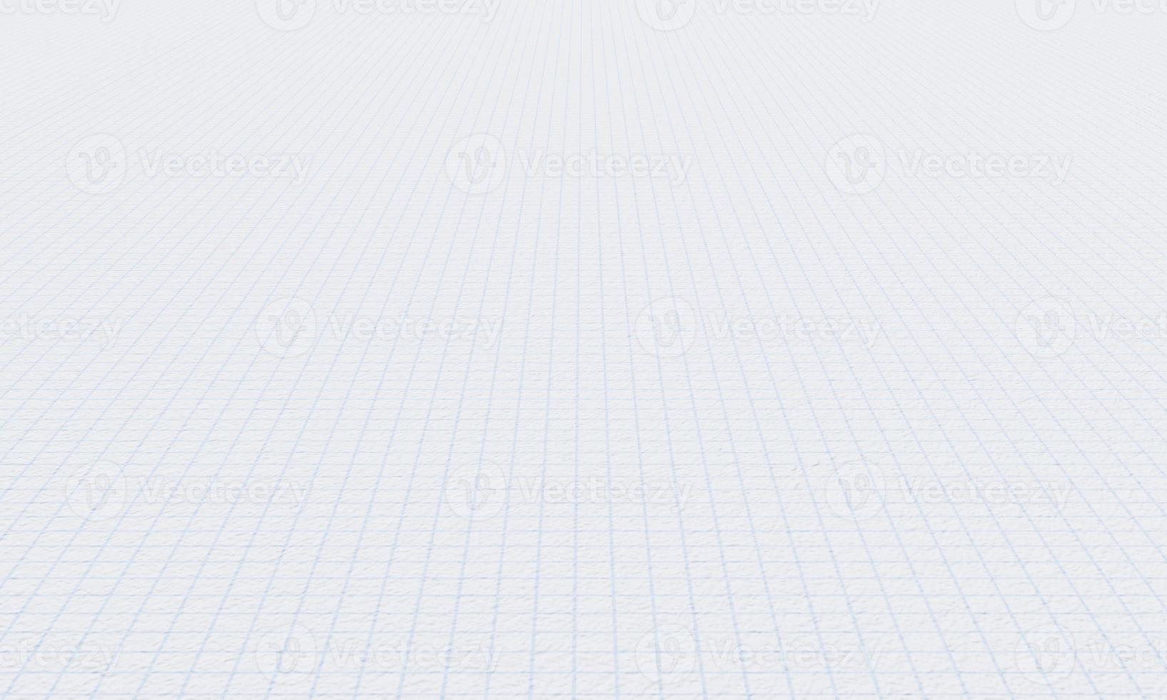 Graph paper textured grid line background. Education and Engineering concept. 3D illustration rendering photo