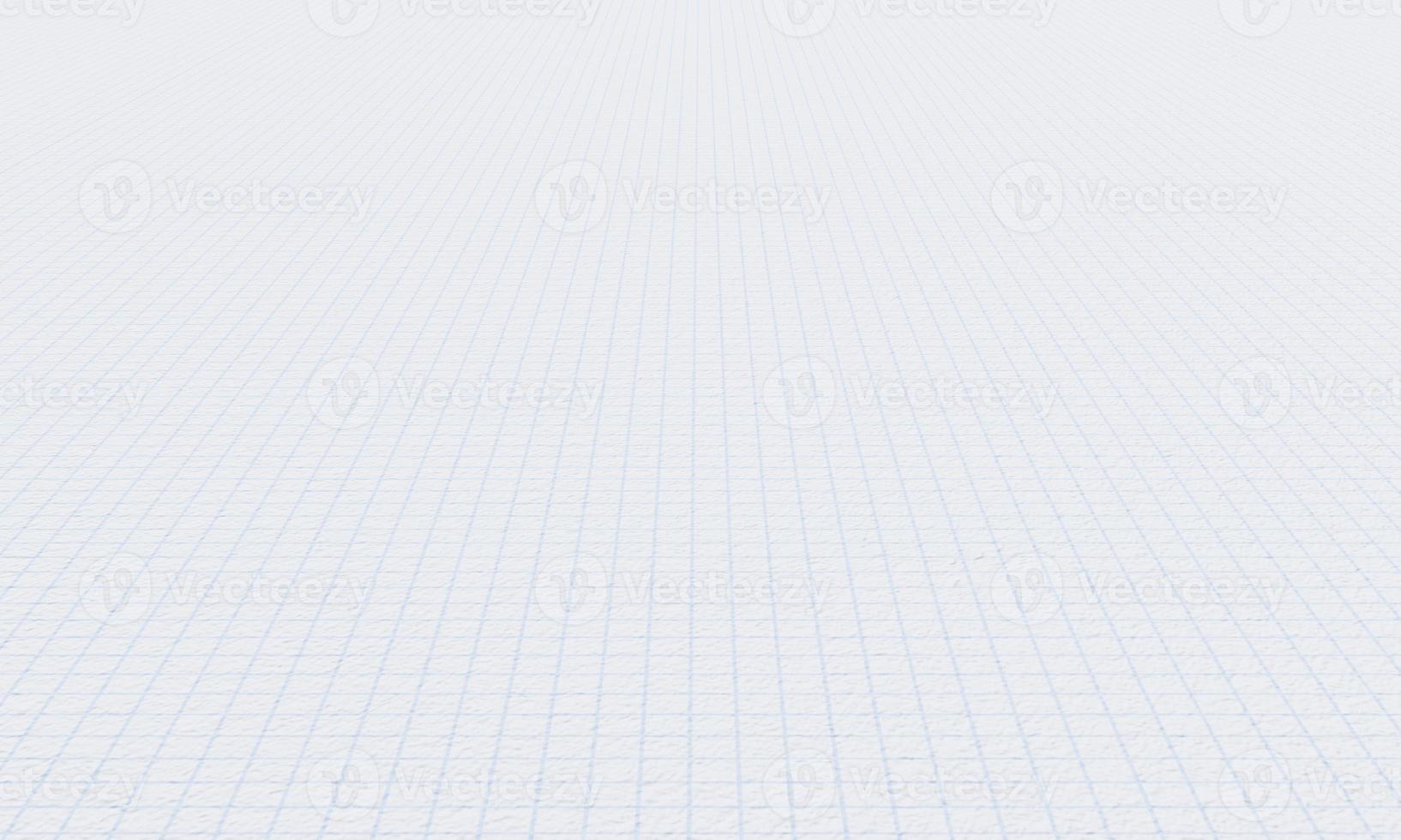 Graph paper textured grid line background. Education and Engineering concept. 3D illustration rendering photo