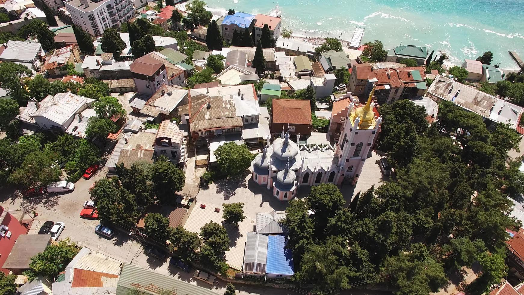 iglesia de st. juan crisóstomo. yalta, crimea foto