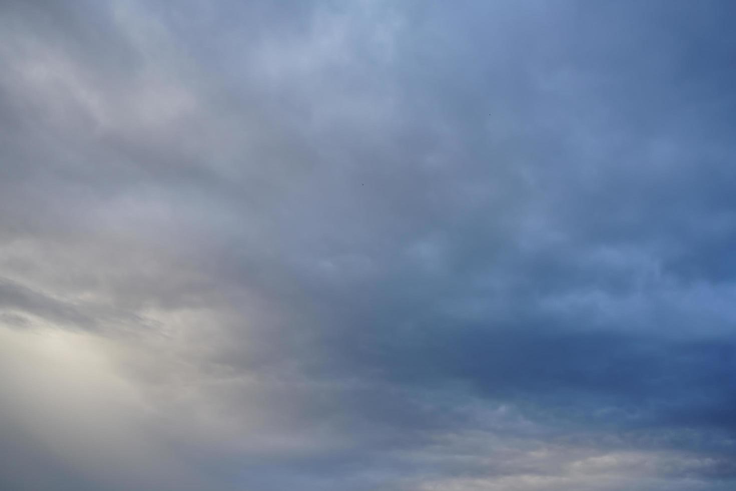 Natural background with sky and cloud texture photo