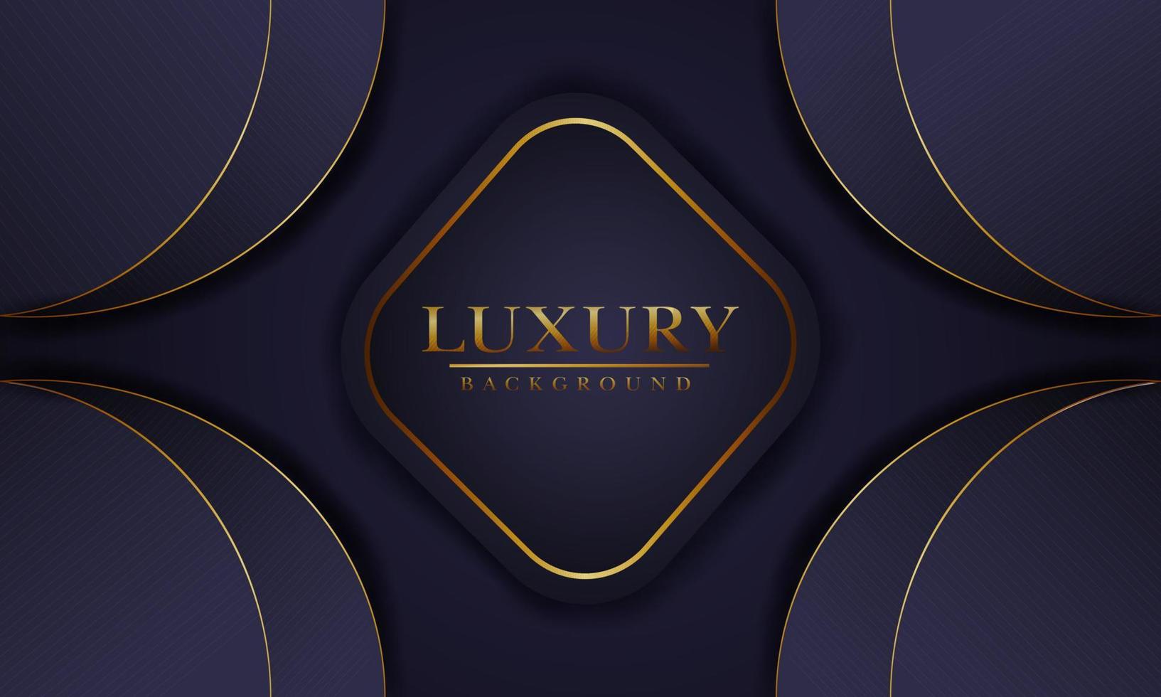 Modern luxury background Design. 3d VIP vector overlap layer on dark and shadow black space with abstract style for design. graphic resource illustration Texture with golden and purple color.