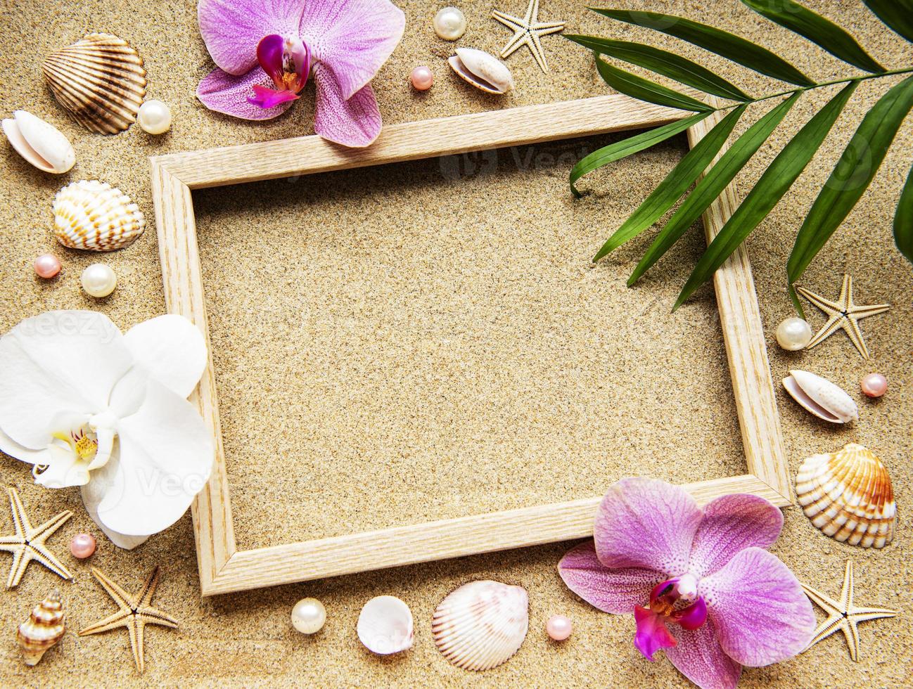 Summer beach decoration photo