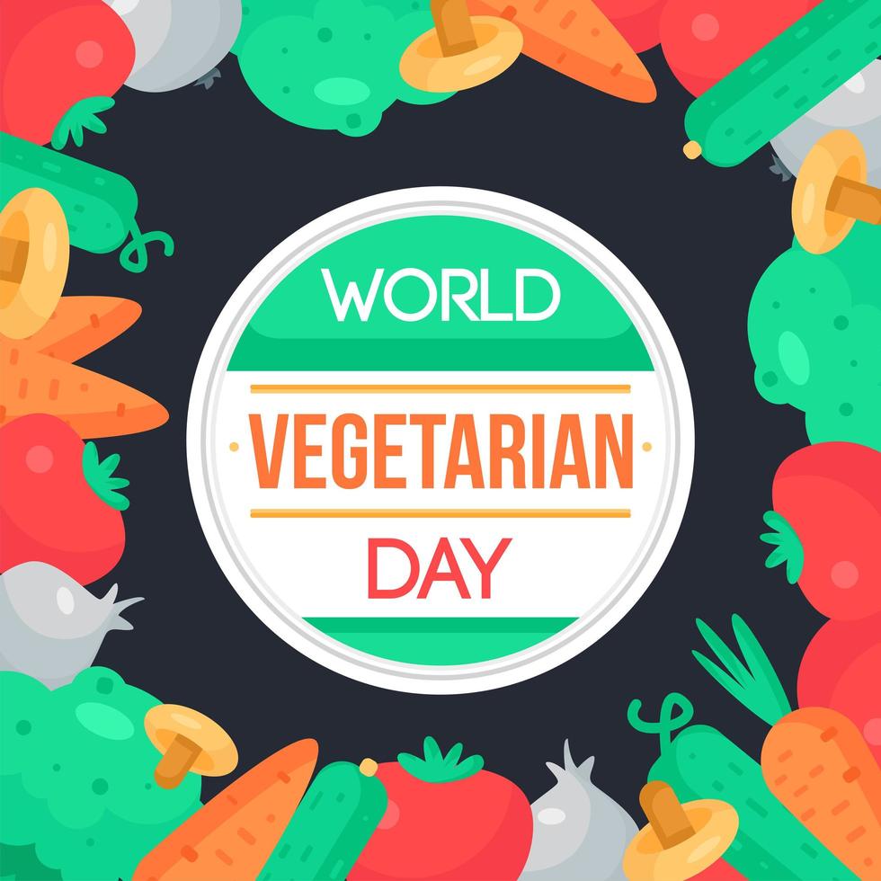 World Vegetarian Day vector