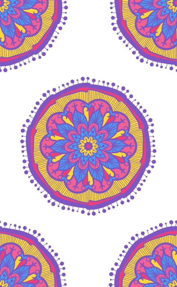 Ethnic Boho Seamless Pattern vector