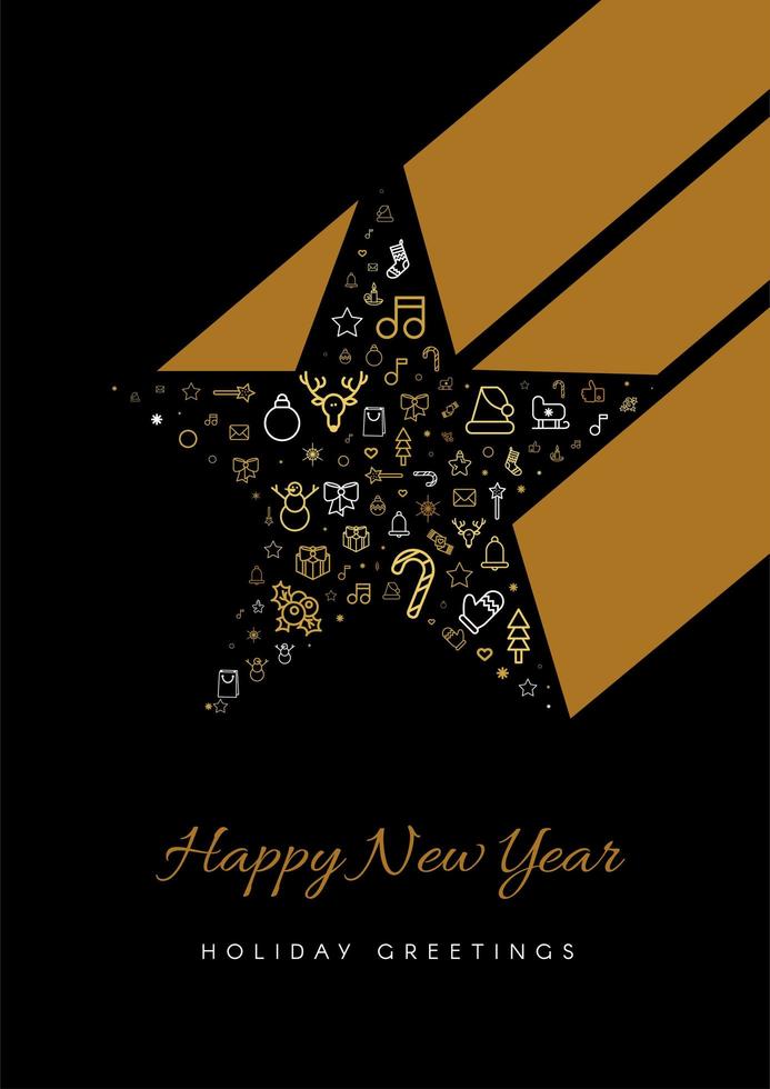 Happy New Year 2019 Party Poster vector