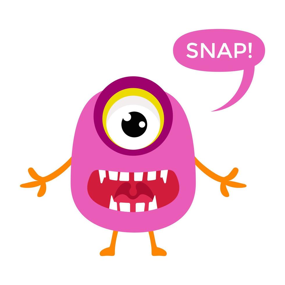 Trendy Cyclops Concepts vector