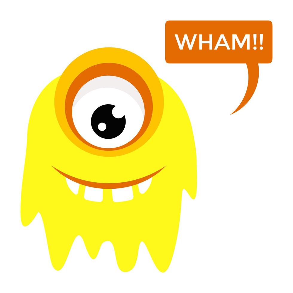 Trendy Cyclops Concepts vector